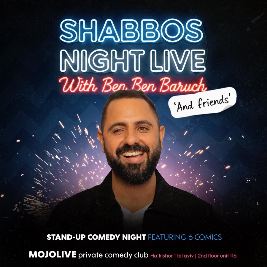 Shabbos night live - Israeli Stand-up in English